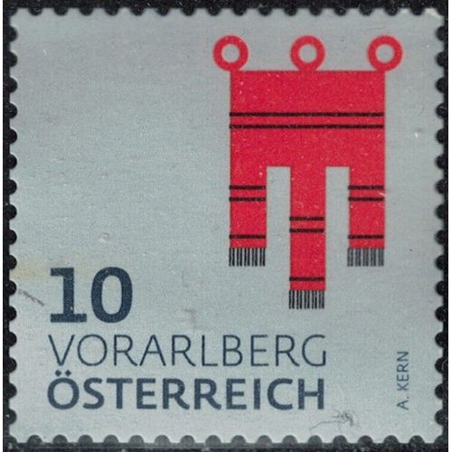 Autriche 2018 Oblitéré Used Coat Of Armes Armoiries Vorarlberg Y&t At 3228 Su