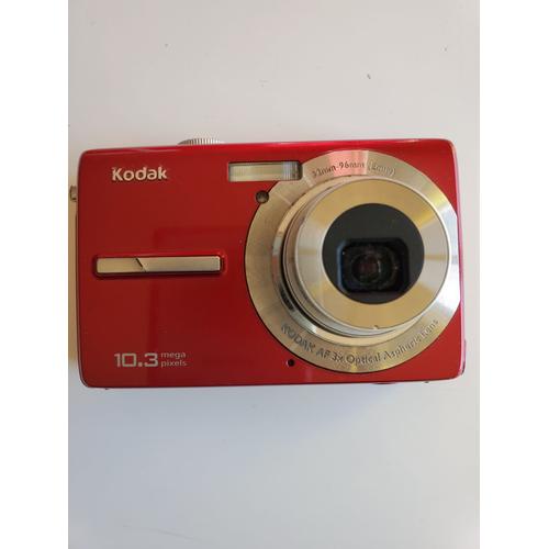 Caméra Numérique Kodak EasyShare M1063 Compact 10.3 MP Zoom Optique 3X Écran 2.7" rouge