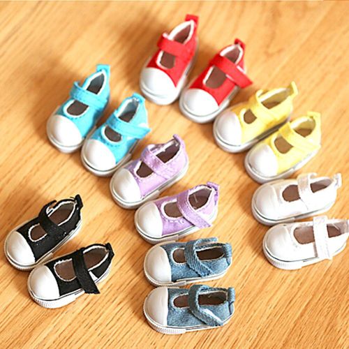Chaussures En Toile Pour Poupée Fille, 5cm, 1 Paire = 2 Pièces, Cadeau Pour Bébé, Accessoires, Offre Spéciale, Cadeau D'anniversaire