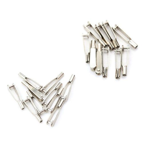 Mandrin à chape métallique M2/M3, 10 pièces, matériau Durable, pince à tige pour avion, voiture et bateau RC