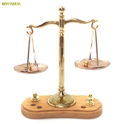 Maison De Poupée Miniature, Échelle Mini Balance, Jouet Pour Décoration, Accessoires De Meubles, 1/12