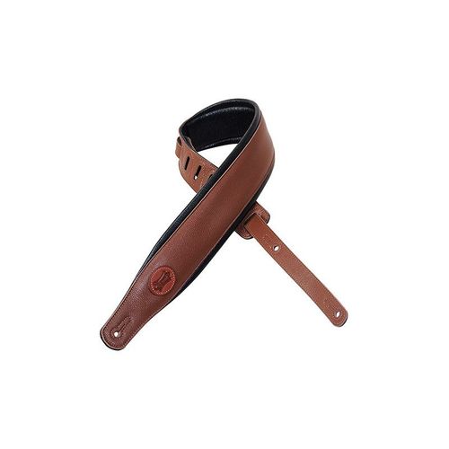 Levy's Mss2-Brn - Sangle Cuir Pleine Fleur Et Logo Levy's - Brown