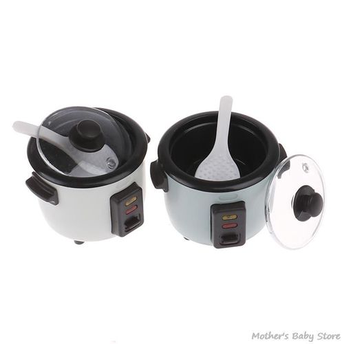Mini Cuiseur À Riz Électrique Pour Maison De Poupée 1:12, Modèle De Cuisine, Jouet De Simulation, Accessoires De Cuisine Barbie