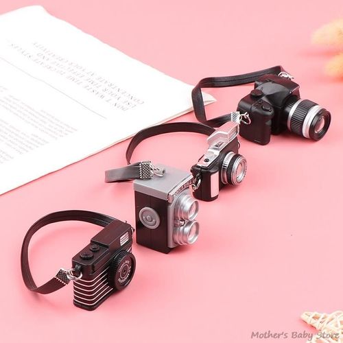 Maison De Poupée Miniature, Appareil Photo Numérique Slr, Modèle De Jouet, Accessoire De Décoration, Jouet Cadeau Pour Enfants, 1 Pièce