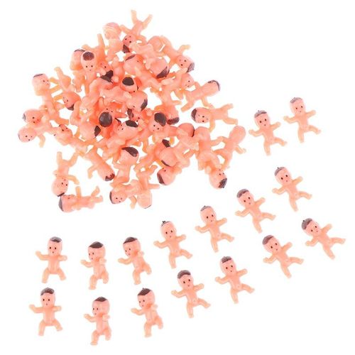 Mini Poupée De Noël En Plastique Pour Enfants, 10/20/60 Pièces, 1 Pouce, Haute Qualité, Poupée De Pâtisserie