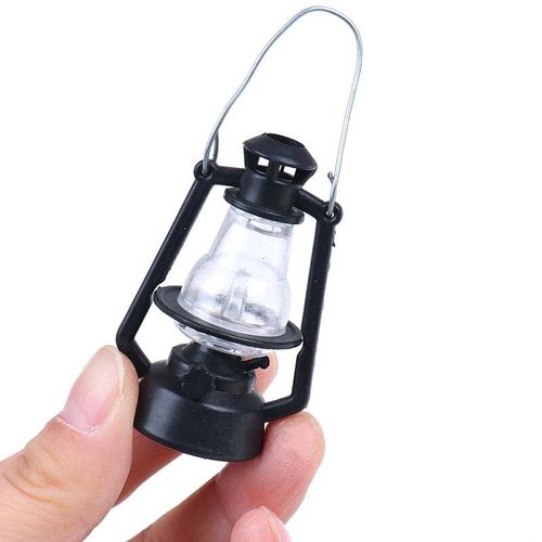 Lampe Kerosene Noire Rétro 1:12, Maison De Poupée Pour Enfants, Cadeau Pour Bébé, Jouet, Mini Meubles Miniatures