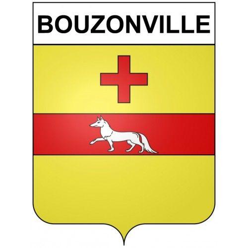 Bouzonville 57 Ville Stickers Blason Autocollant Adhésif - 4 Cm