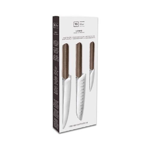 Set De Couteaux Tb Louis 3 Couteaux (Office-Santuko-Chef)