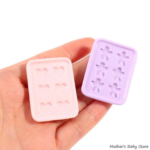 Maison De Poupée Miniature, Mini Ustensiles De Cuisson, Plateau De Cuisson, Jouet Pour Enfants, Modèles De Mini Plaques En Résine, 1/12