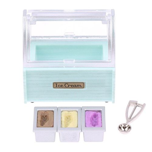 Maison De Poupée Miniature, Modèle De Crème Glacée Mignonne, Nourriture De Simulation Pour Barbie Blyth, Jouet De Cuisine, Accessoires, Échelle 1/6