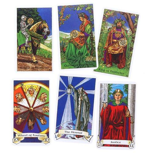 Jeu De Cartes De Tarot Le Robin En Bois Pour Enfants, 78 Pièces/Boîte, Cadeau, Jeu De Divination, Divertissement, Fête