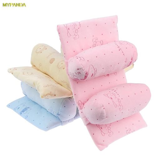 Oreiller En Coton Doux Pour Bébé, Empêche La Tête Plate, Anti-Roulis, Support De Sommeil