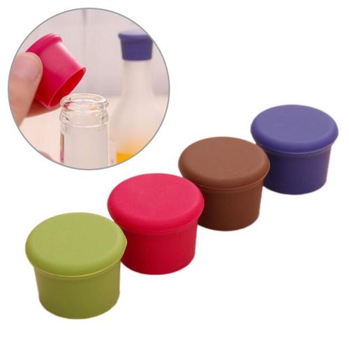 1/5pcs Bouchon De Bouteille De Vin En Silicone Créatif Préservation Bière Bouchon Cuisine Vin Champagne Bouchon Couvercle Outils De Barre