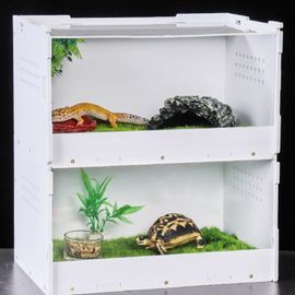 Boîte D'alimentation Pour Reptiles, Double Couche, Étui De Reproduction En Acrylique, Terrarium Clair, Aquarium D'insecte Pour Mini Animaux De Compagnie, Lézard, Centipe