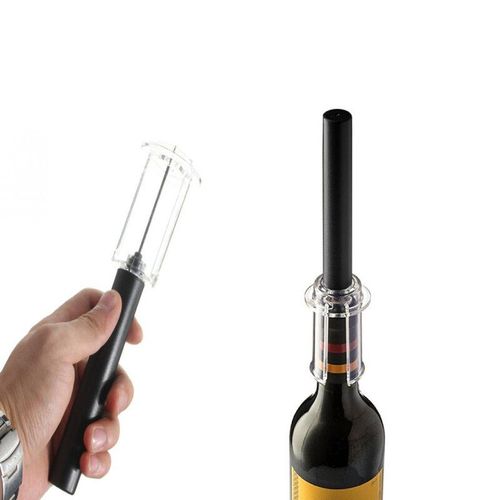 Ouvre-Bouteille De Vin Avec Pompe À Air, En Acier Inoxydable, Pin Pompe À Air, Ouvre-Bouteille De Vin, Cuisine À Domicile, Restaurant Bar Dissolvant De Liège 1 Pièce