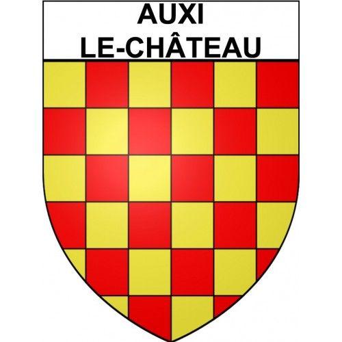 Auxi-Le-Château 62 Ville Stickers Blason Autocollant Adhésif - 17 Cm