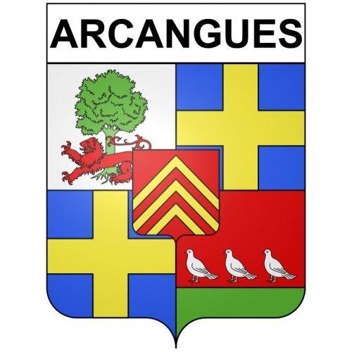 Arcangues 64 Ville Stickers Blason Autocollant Adhésif - 4 Cm