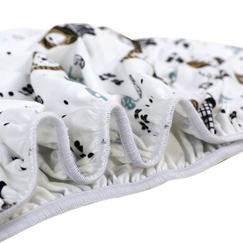 Couverture Imprimée Pour Matelas De Bébé, Panier, Couverture De Coussin De Soins, Drap-Housse Souple Et Extensible