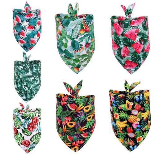 Bandana Style Fruit Pour Chien, Écharpe En Polyester Pour Petit Chien, Chat, Chiot, Bavoir D'été, Accessoires Pour Animaux De Compagnie