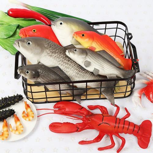 Décor De Photographie De Faux Aliments, Décor De Modèle De Homard Réaliste, Nourriture Artificielle De Poisson Trepang, Décor Créatif De Magasin De Crabe Réaliste