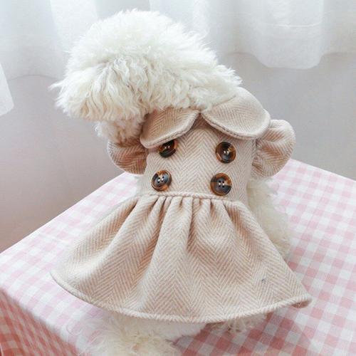 Robe D'hiver Chaude Pour Chiot, Chien, Chat, Jupe De Princesse Pour Animaux De Compagnie, Vêtements Yorkshire, Chihuahua, Mascotas