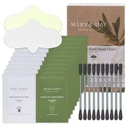 Mary & May - Daily Safe Black Head Clear Nose Mask - ¿Isticí Maska Na Nos Proti ¿Erným Te¿Kám ( 10 Ks ) 
