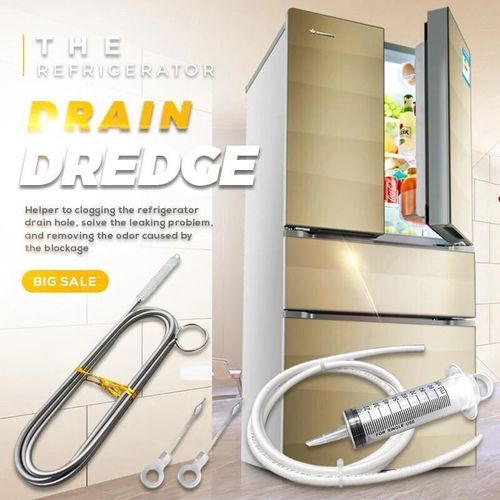 Ressort de vidange serpent, trou de vidange de tuyau, trou de vidange, outil de dragage d'eau, pour réfrigérateur et congélateur