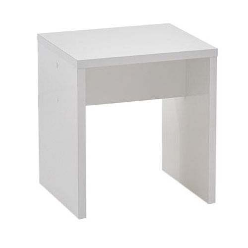 Tabouret 40x35x44,Cm Blanc