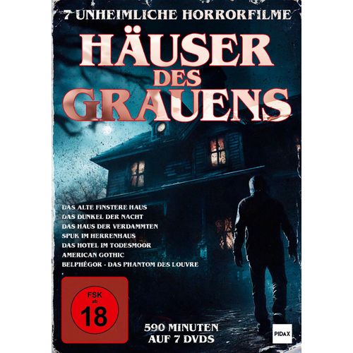 Häuser Des Grauens / 7 Unheimliche Horrorfilme (U.A. Mit Christopher Lee, Peter Cushing Und Boris Karloff)