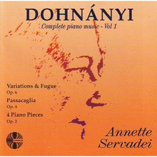 Complete Piano Music 1 By Dohnanyi