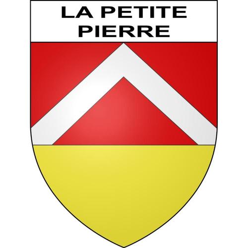 La Petite-Pierre 67 Ville Sticker Blason Écusson Autocollant Adhésif - 17 Cm