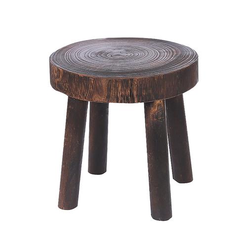 Tabouret En Bois Antidérapant Pour Balcon, Chambre À Coucher, Forme Ronde, Salon, Chaise, Escalier, Mobilier Multifonctionnel Pour Enfants Et Adultes