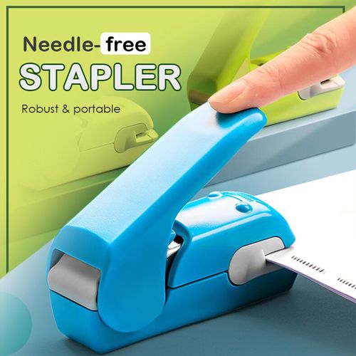 Mini agrafeuse Portable, sans agrafes, gain de temps, sans effort, manuelle, livraison directe