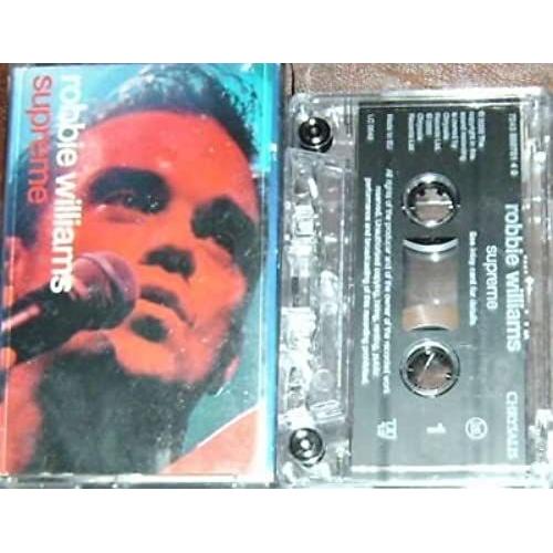 Robbie Williams.Supreme. 3 Track Cassette Single In Card Slipcase