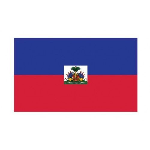 Autocollant Drapeau Haiti Haïti Sticker Flag - 12 Cm