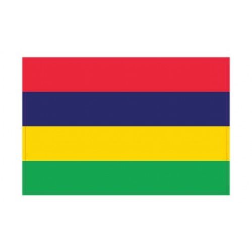 Autocollant Drapeau Mauritius Île Maurice Sticker Flag - 8 Cm