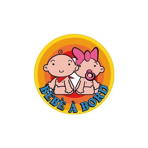 Autocollant Bord Bébé À Bord Sticker Enfants Logo 1-1 - 8 Cm