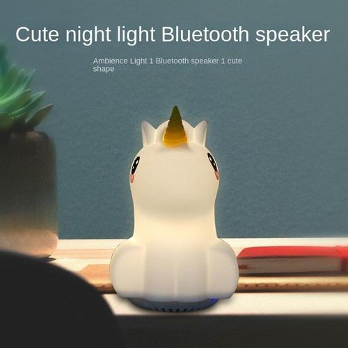 Petite souris - New creative wireless Bluetooth speaker portable intelligent induction small sound bedside Night Light Gift