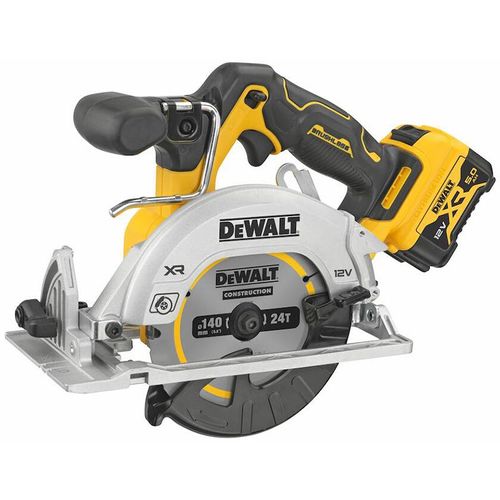 DeWALT Scie circulaire sans fil, 12 Volt / 5 Ah - DCS512P2-QW