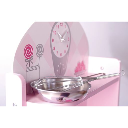 Cuisine Enfant En Bois Roba - Rose - Accessoires Vari�s - Ag... - 6