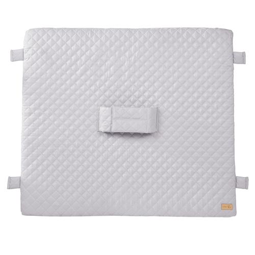 Roba Matelas À Langer Roba Style Avec Ceinture De Maintien - 85 X 75 Cm - Imperméable Et Doux - Gris Argenté