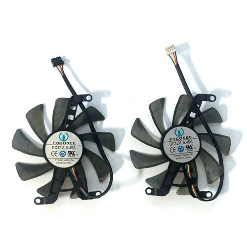 Ventilateur de refroidissement pour GPU,85mm,4 broches,DC 12V,0,45 a,RTX 3060,pour Galaxy RTX 3060,3060Ti,KFA2,RTX 3060 - Type 2pcs