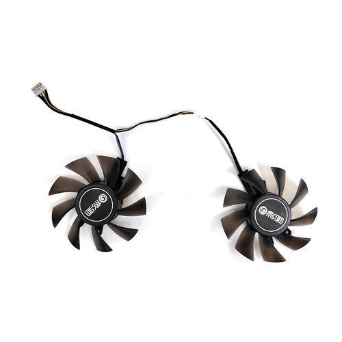XFX-Ventilateurs de refroidissement de carte vidéo,revenu 82S2H T28015SH GTX 1060 GChancelor,adapté pour Galaxy GTX 10601050 960 950,KFA2 GTX 1060,4 broches,75mm, - Type T128015SH