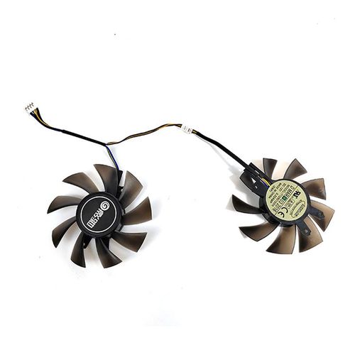 XFX-Ventilateurs de refroidissement de carte vidéo,revenu 82S2H T28015SH GTX 1060 GChancelor,adapté pour Galaxy GTX 10601050 960 950,KFA2 GTX 1060,4 broches,75mm, - Type GA82S2H