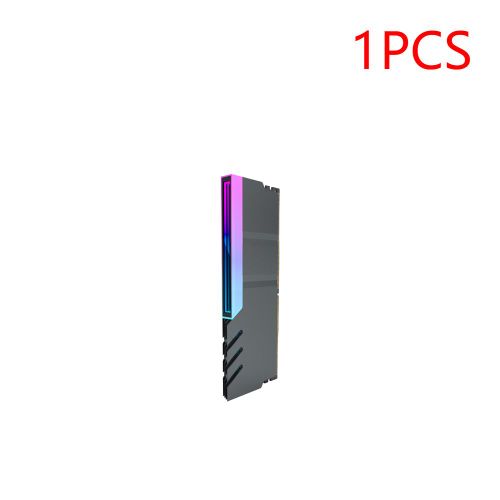 Refroidisseur Ram religieux DDR4 DDR5,dissipateur thermique de refroidissement 5V 3PIN ARGB AHatchDialuminium alliage résistant à la chaleur,accessoires informatiques - Type Black 1PC