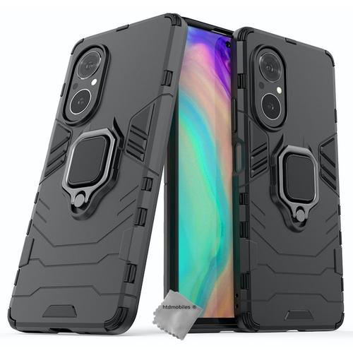 Housse Etui Coque Rigide Anti Choc Pour Huawei Honor 50 Se / Nova 9 Se + Verre Trempe - Noir