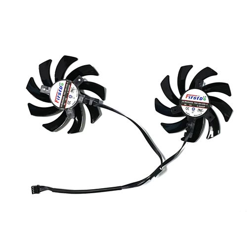 2pcs FD7010H12S FDC10H12S9-C R9 270X GPU refroidisseur pour Xfx R9 285/280/290/290X/280X Rx 480/470 saphir R9 270X 280 - Type FDC10H12S9-C