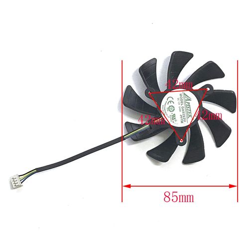 Ventilateur de remplacement pour dissipateur thermique,T129215SH Income 92S2U 4PIN 85MM ZOTAC GTX 1060 960 950 GTX1060 3GB ITX Mini bearling Card Tick Fan - Type GA92S2U