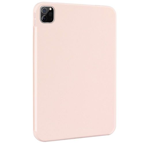Coque En Silicone Rose Pour Votre Ipad Pro 11-Pouces (2021)/(2020)/(2018)