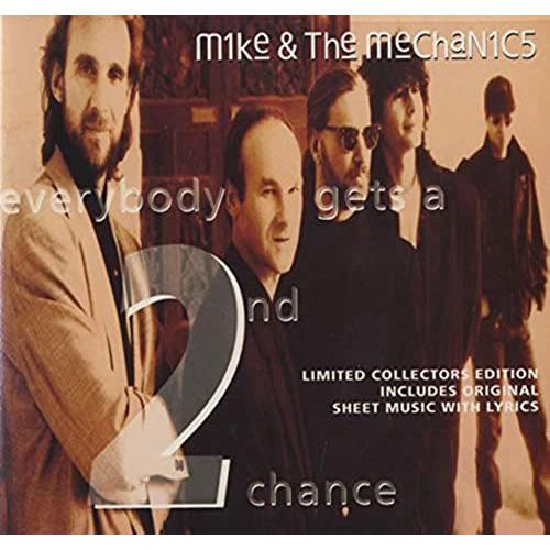 Mike & The Mechanics. Everybody Gets A Second Chance. 1991 Ltd Cd With Music Sheet & Plastic Case